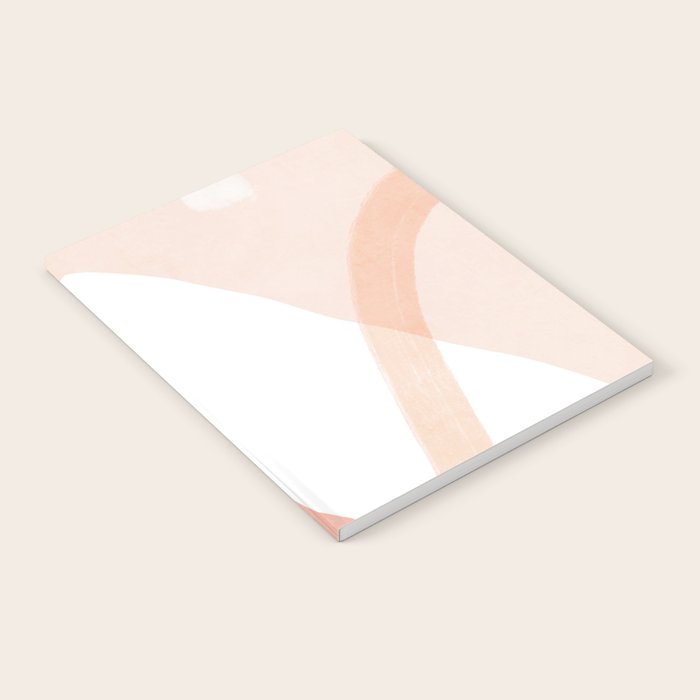 Abstract pink shapes & line art Notebook Gallery Image 2