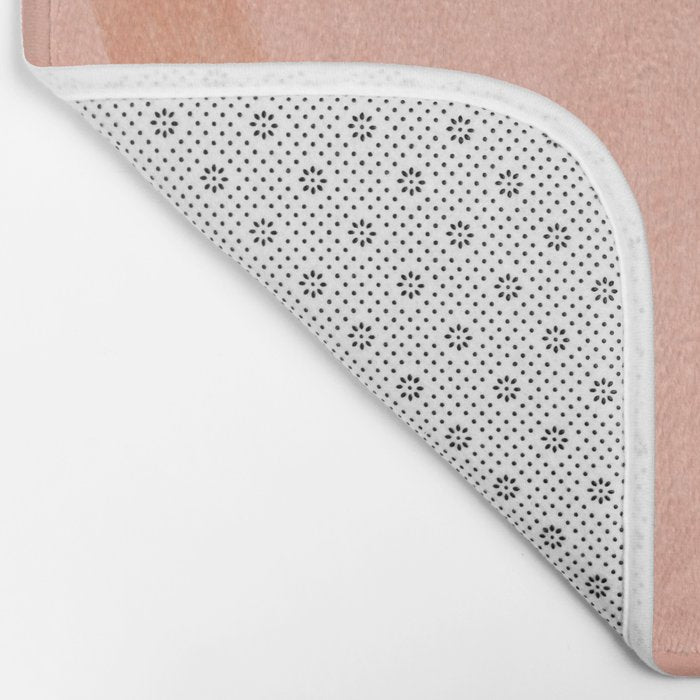 Abstract pink shapes & line art Bath Mat Gallery Image 2
