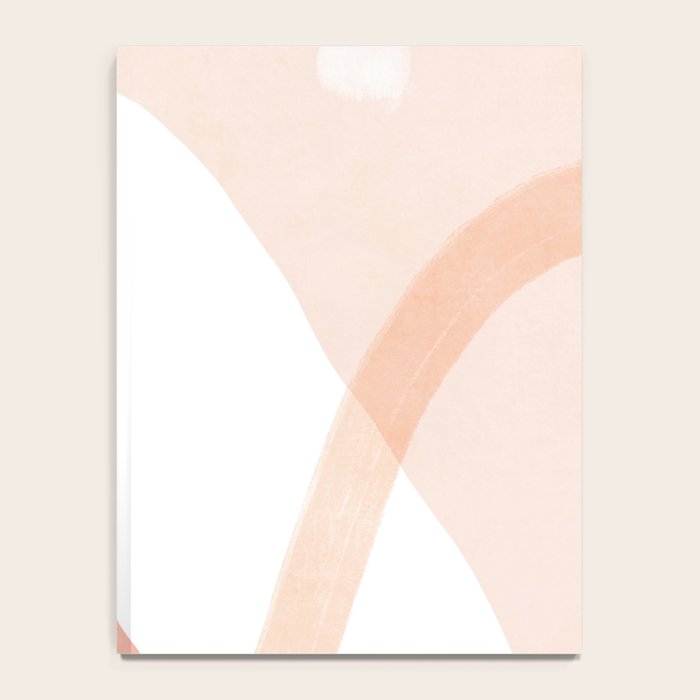 Abstract pink shapes & line art Notebook Gallery Image 4