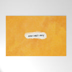 Good Vibes Only: Yellow Canvas Edition Welcome Mat Gallery Image 1