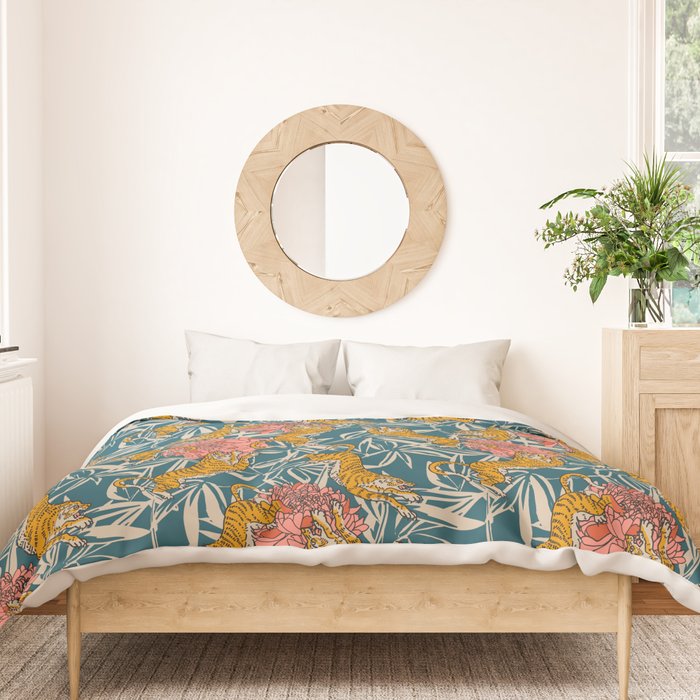 BENGAL CORA TIGER Duvet Cover Gallery Image 3