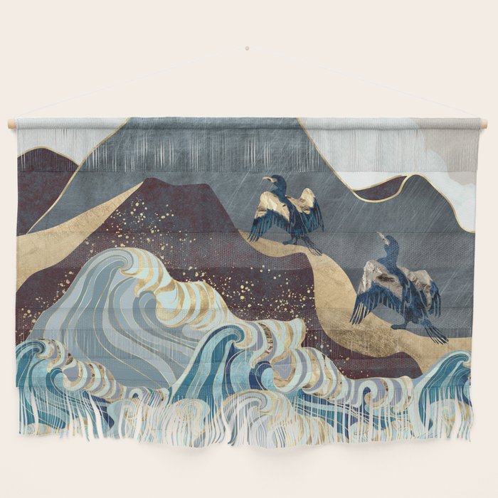 Metallic Waves Wall Hanging Gallery Image 1