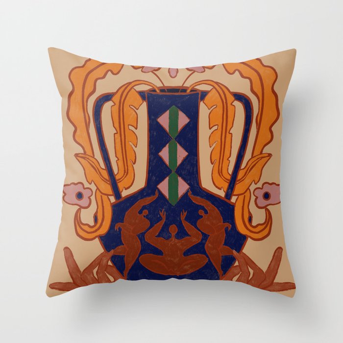 Blossoming Throw Pillow Gallery Image 1