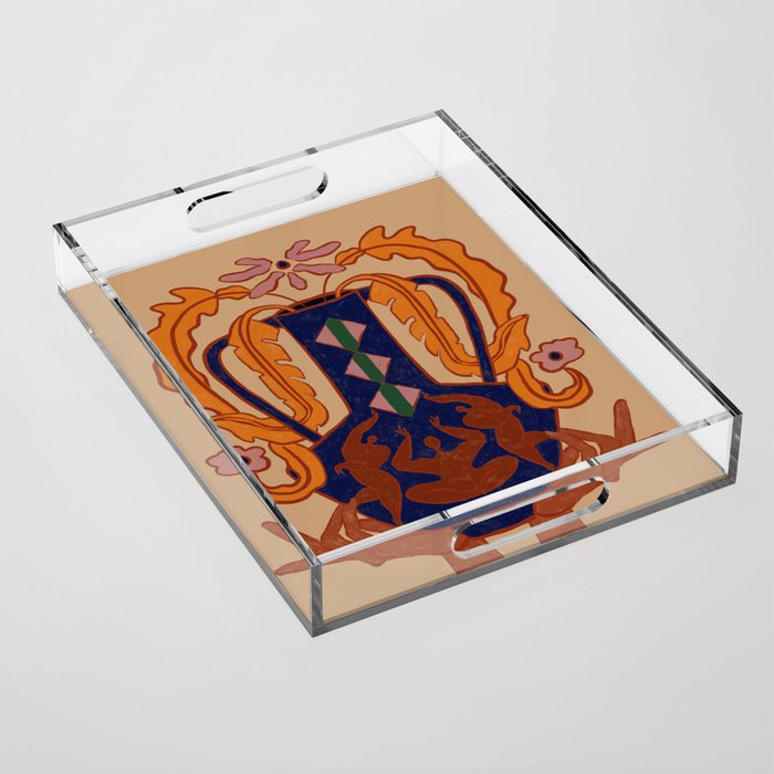 Blossoming Acrylic Tray Gallery Image 1