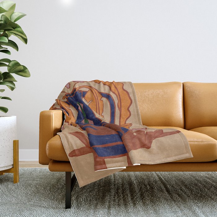 Blossoming Throw Blanket Gallery Image 1