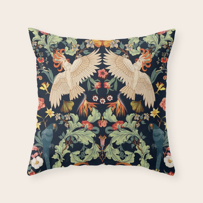 Victorian Midnight III Throw Pillow Gallery Image 6