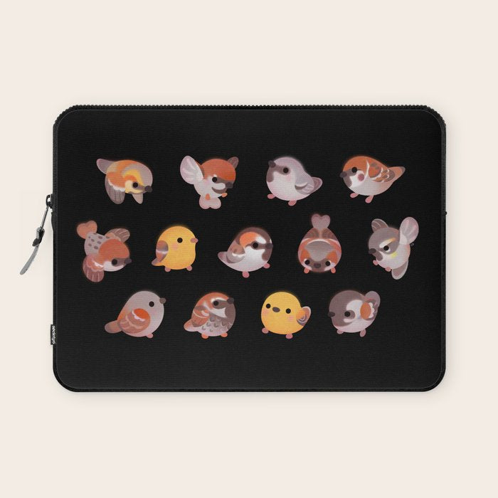 Sparrow - dark Laptop Sleeve Gallery Image 1