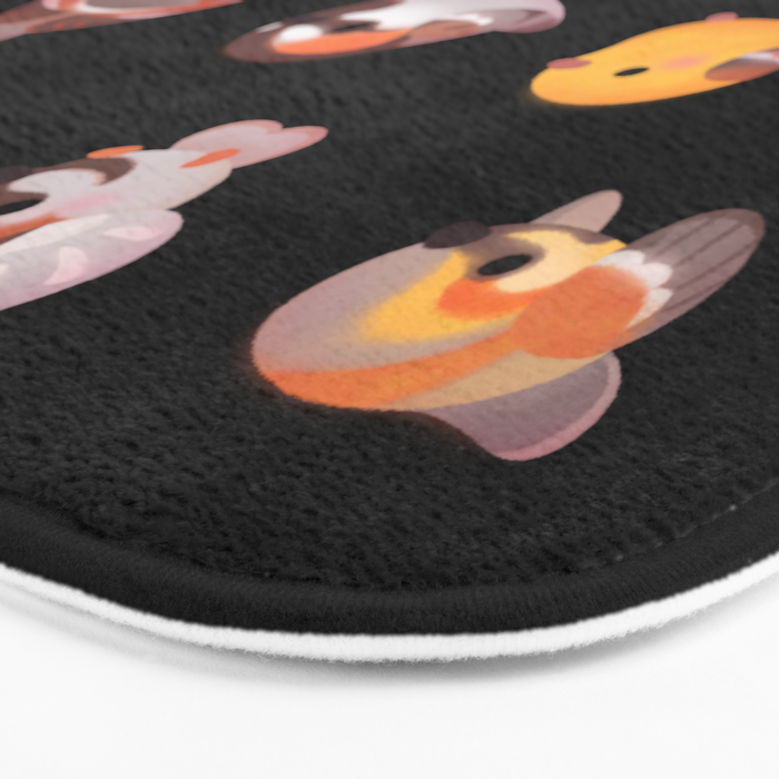 Sparrow - dark Bath Mat Gallery Image 3