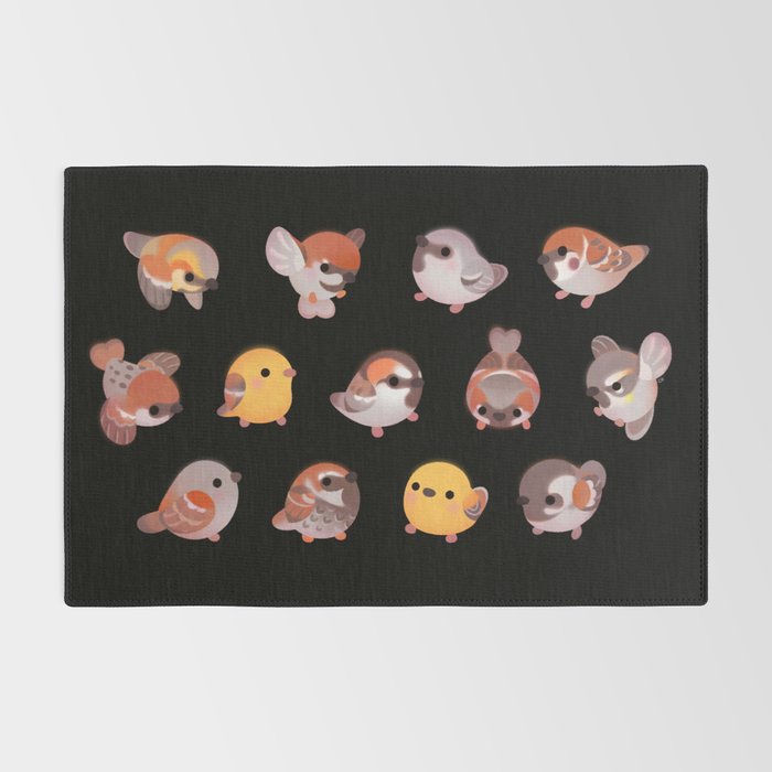 Sparrow - dark Rug Gallery Image 2