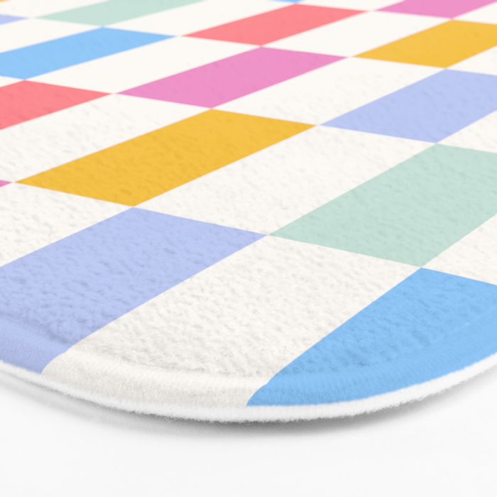 Check mate - rainbow Bath Mat Gallery Image 3
