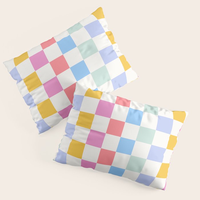 Check mate - rainbow Pillow Sham Gallery Image 3