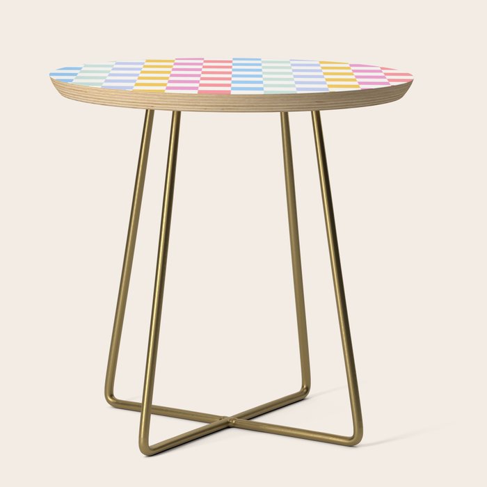 Check mate - rainbow Side Table Gallery Image 1