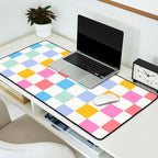 Check mate - rainbow Desk Mat Gallery Image 2