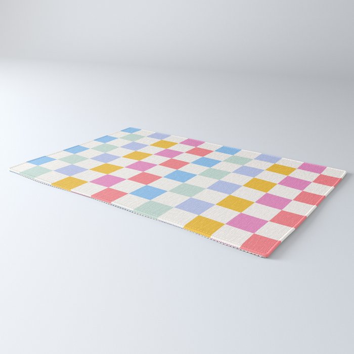 Check mate - rainbow Rug Gallery Image 3
