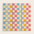 Check mate - rainbow Wood Wall Art Gallery Image 1