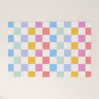 Check mate - rainbow Welcome Mat Gallery Image 1
