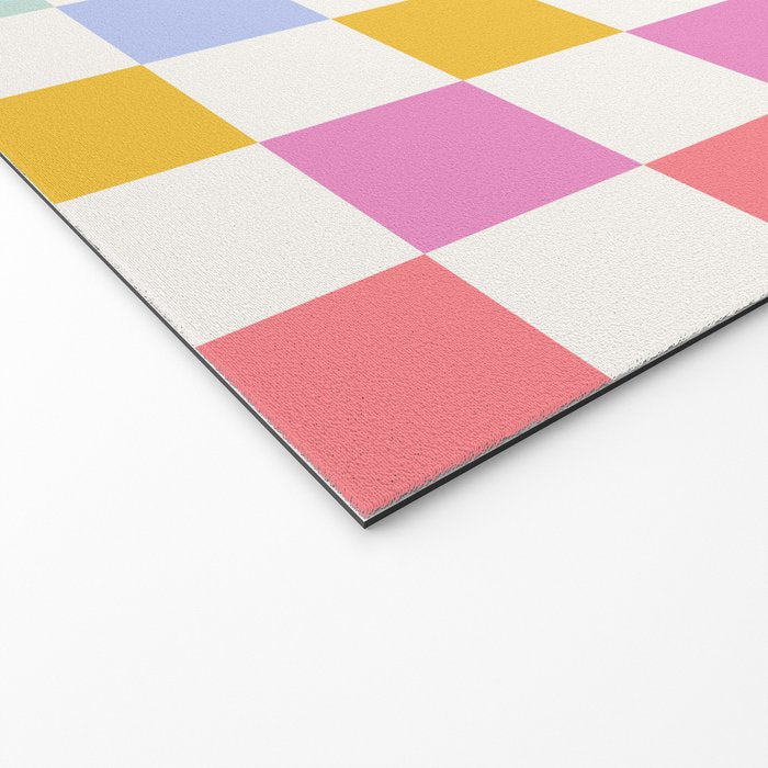 Check mate - rainbow Welcome Mat Gallery Image 2