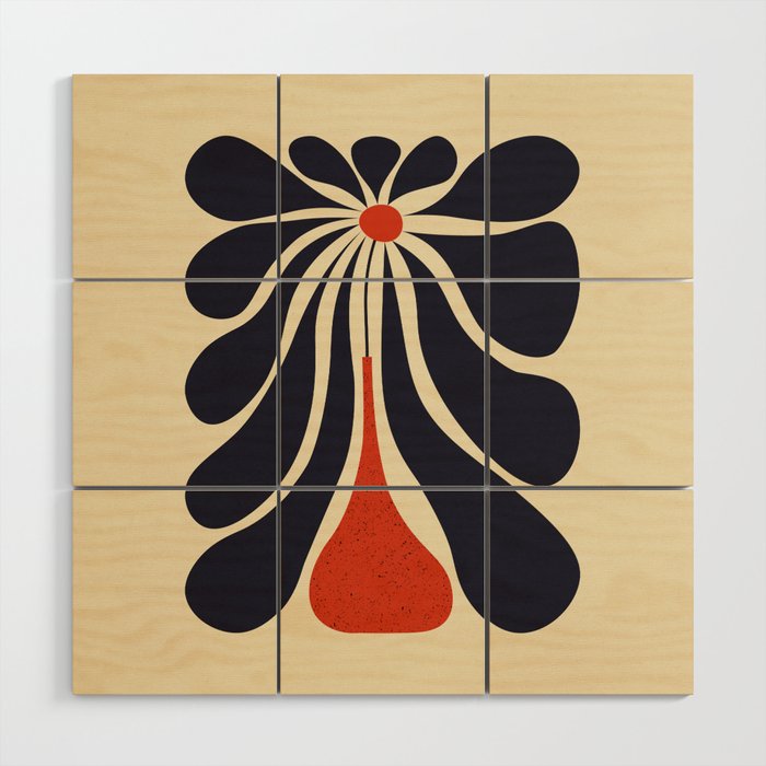 Lazy Flower Wood Wall Art Gallery Image 1