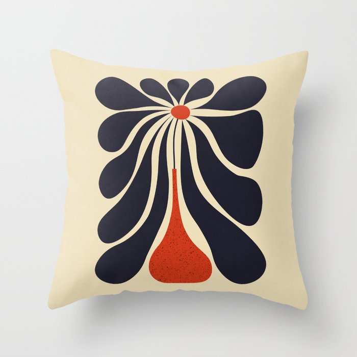 Lazy Flower Throw Pillow Gallery Image 6