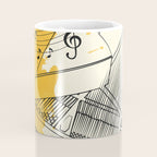 Abstract Minimal Musical Instrument 5 Coffee Mug Gallery Image 4