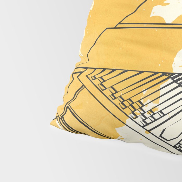 Abstract Minimal Musical Instrument 5 Pillow Sham Gallery Image 4