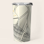 Abstract Minimal Musical Instrument 5 Travel Mug Gallery Image 2