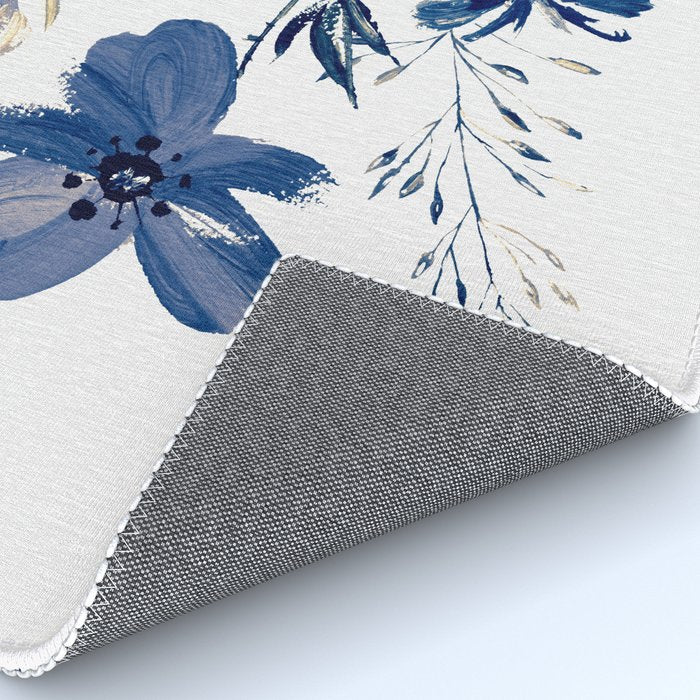 Blue flowers Rug Gallery Image 4