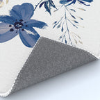 Blue flowers Rug Gallery Image 4