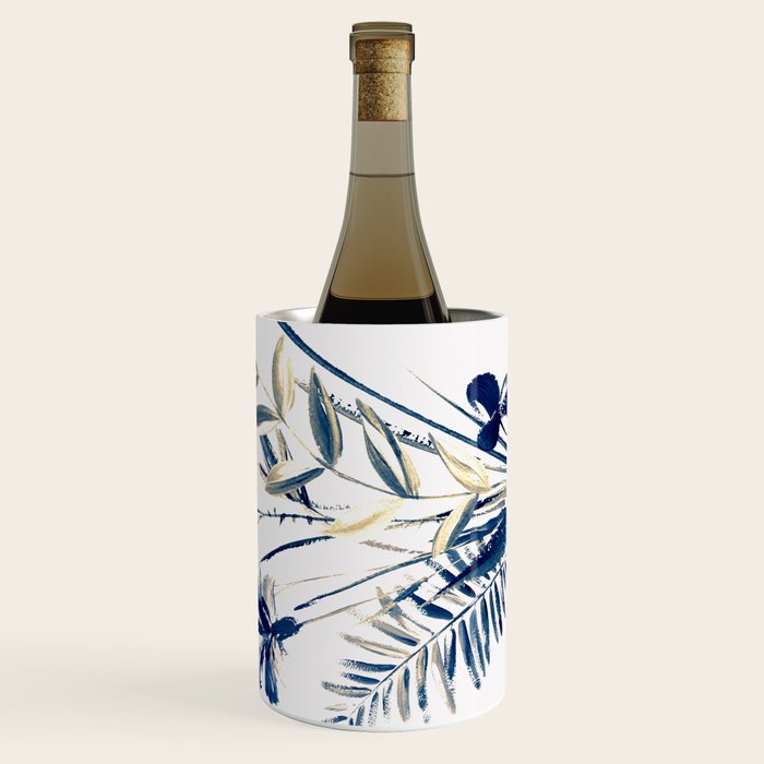 Blue flowers Wine Chiller Gallery Image 3