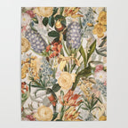 Vintage Tropical Flower And Bird Garden Poster Gallery Image 4
