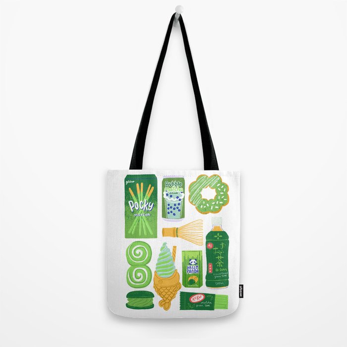 Matcha Green Tea Snacks Tote Bag Gallery Image 2