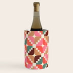 Winter Retro Quilt Pattern Wine Chiller Gallery Image 1