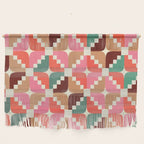 Winter Retro Quilt Pattern Wall Hanging Gallery Image 1