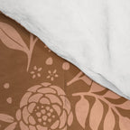 Summer Cheetah Floral Pattern - Fawn Brown Comforter Gallery Image 4