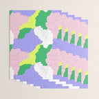 Abstract colorful retro 90s art pattern Wrapping Paper Gallery Image 3