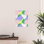 Abstract colorful retro 90s art pattern Poster Gallery Image 2