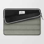 farmhouse stitch - olive Laptop Sleeve Gallery Image 2