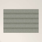 farmhouse stitch - olive Welcome Mat Gallery Image 1