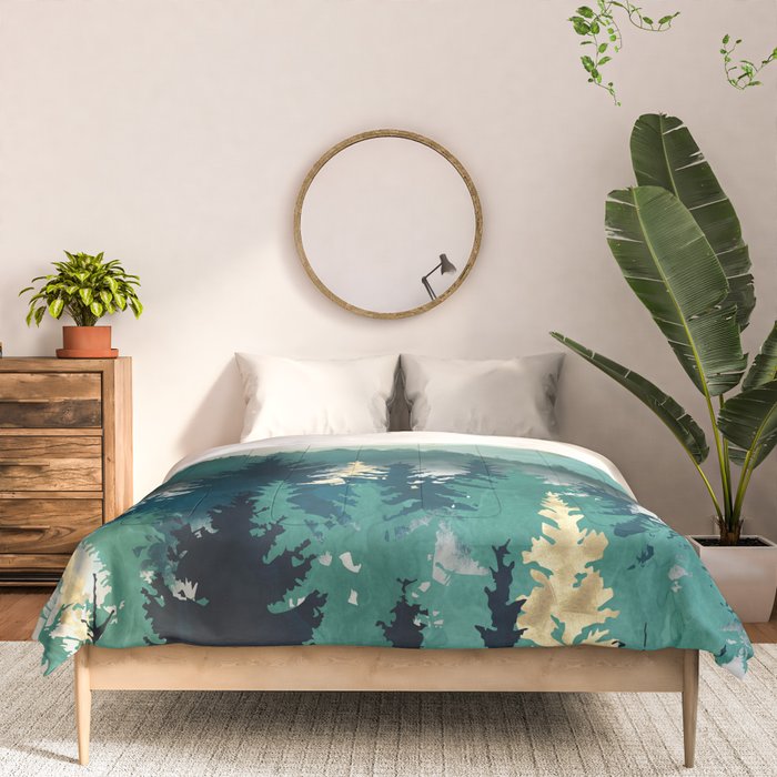 Blue Forest Mist Comforter Gallery Image 3