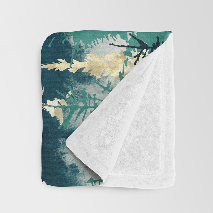 Blue Forest Mist Throw Blanket Gallery Image 3
