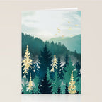 Blue Forest Mist Stationery Card Gallery Image 2