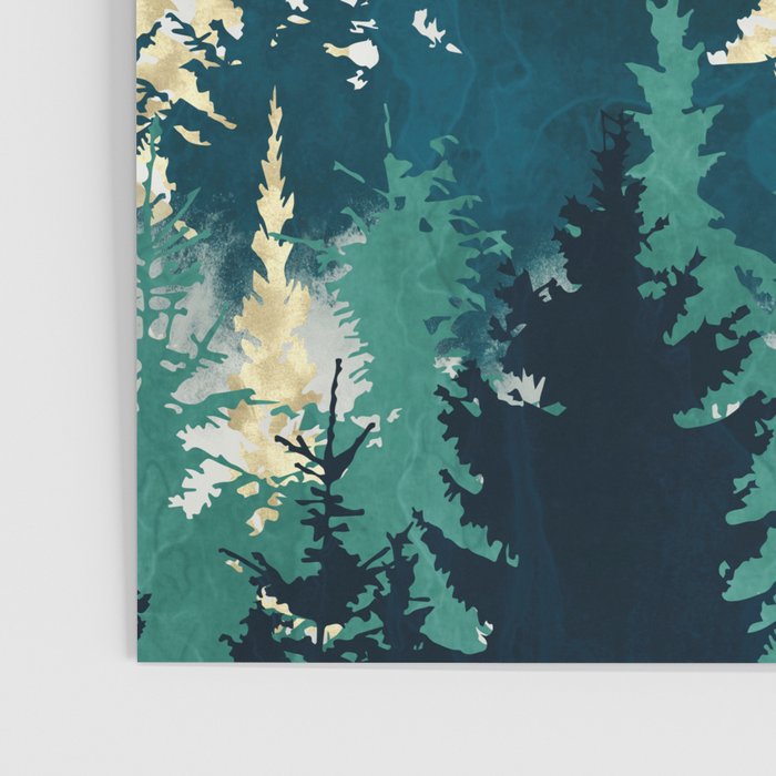 Blue Forest Mist Poster Gallery Image 3