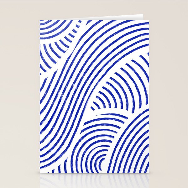 blue summer lines Stationery Card Gallery Image 2