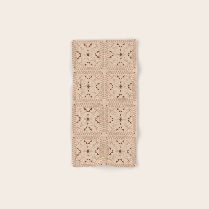 Lost Desert Tile - Adobe Bath Towel Gallery Image 1