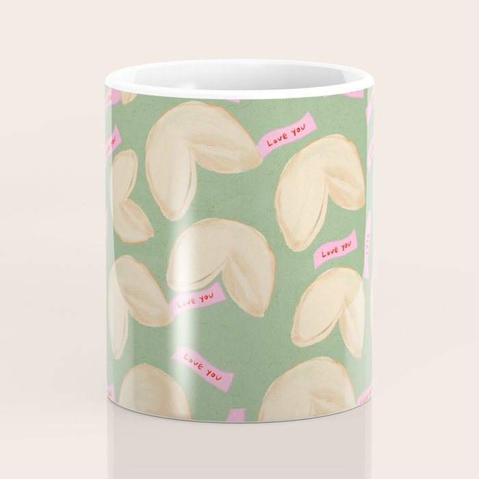 Love Fortune Cookies Matcha Green  Coffee Mug Gallery Image 4