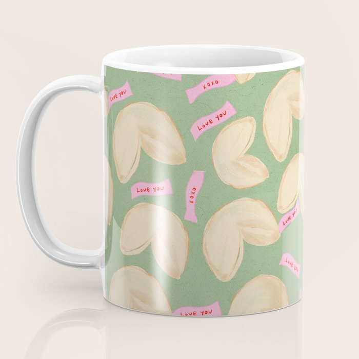 Love Fortune Cookies Matcha Green  Coffee Mug Gallery Image 3