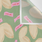 Love Fortune Cookies Matcha Green  Wall Tapestry Gallery Image 3