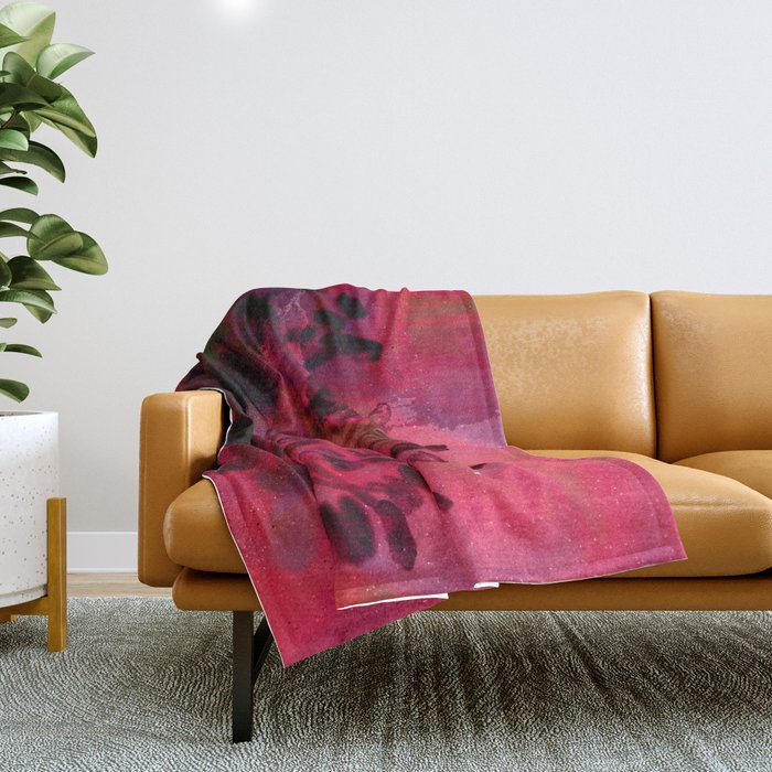 Summer Love in Bloom Throw Blanket Gallery Image 1