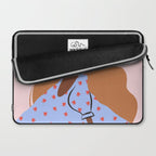 Woman Looking Back Laptop Sleeve Gallery Image 2