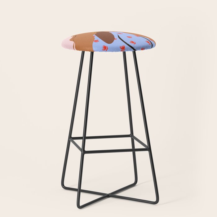 Woman Looking Back Stool Gallery Image 1